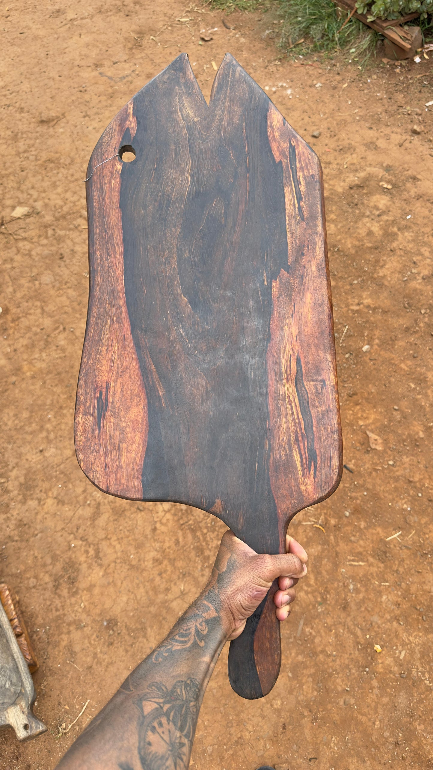 'Watamu' African Mango wood fish platter