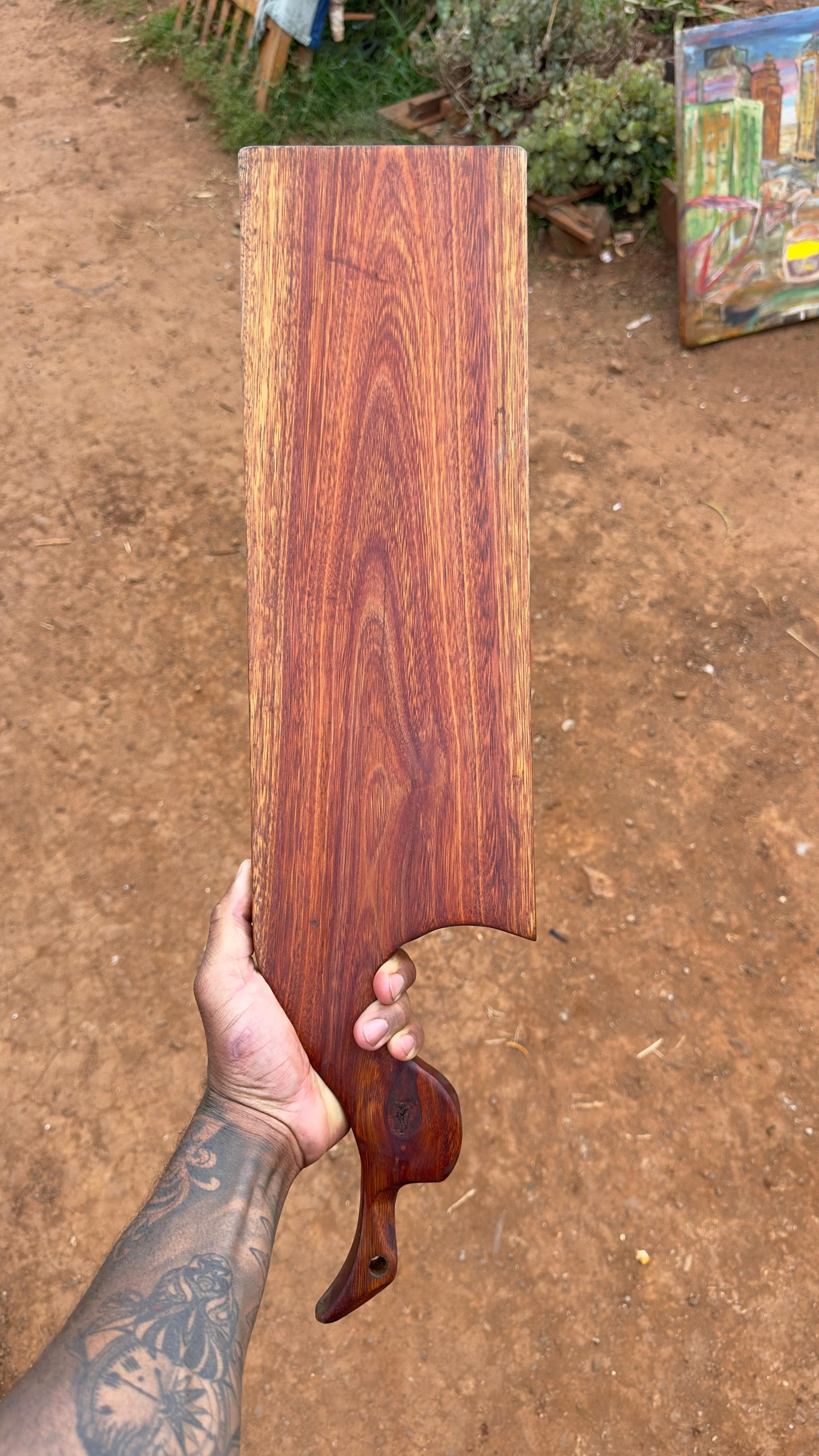 Hand-Crafted African Redgum Charcuterie Board