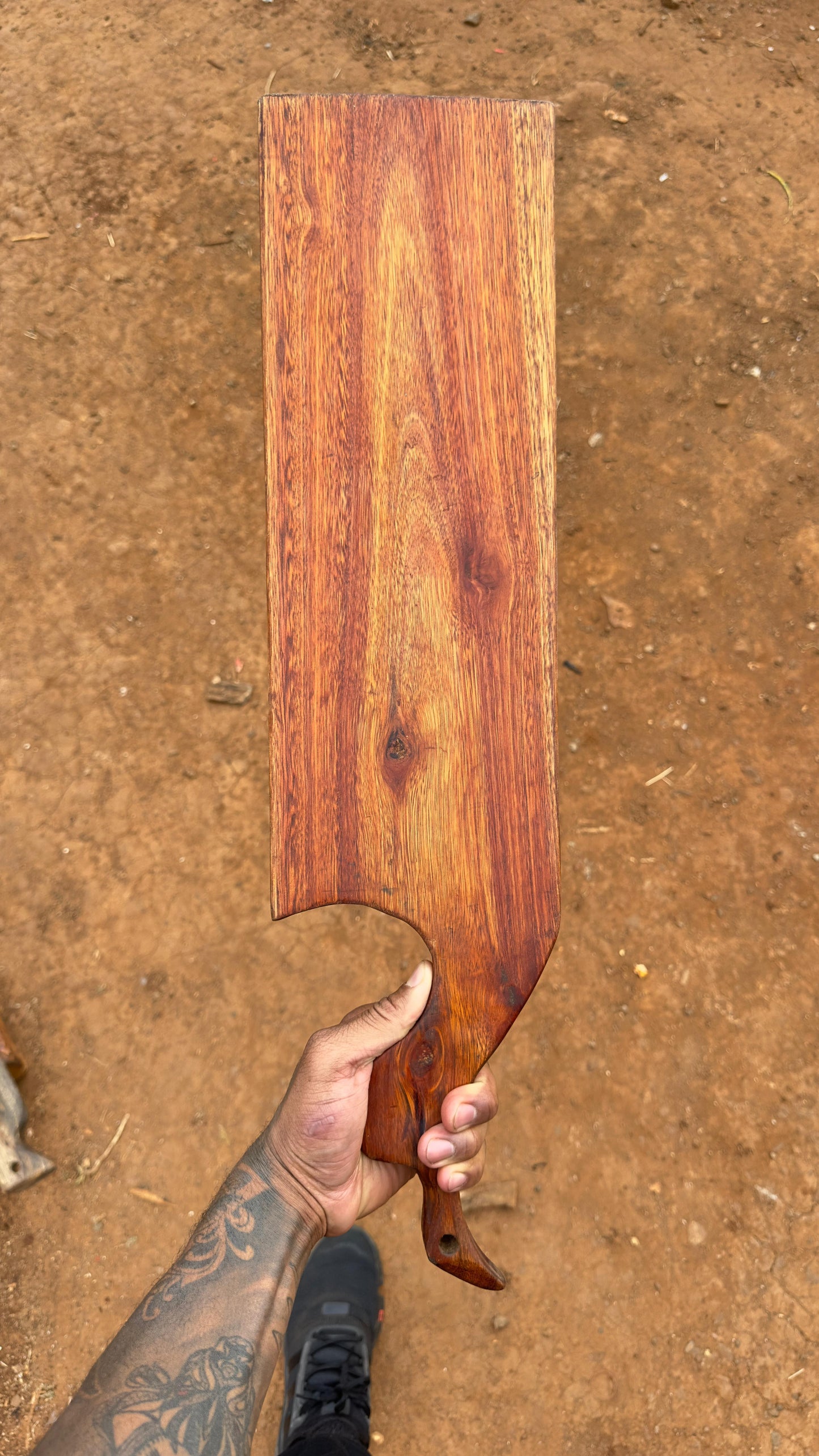 Hand-Crafted African Redgum Charcuterie Board