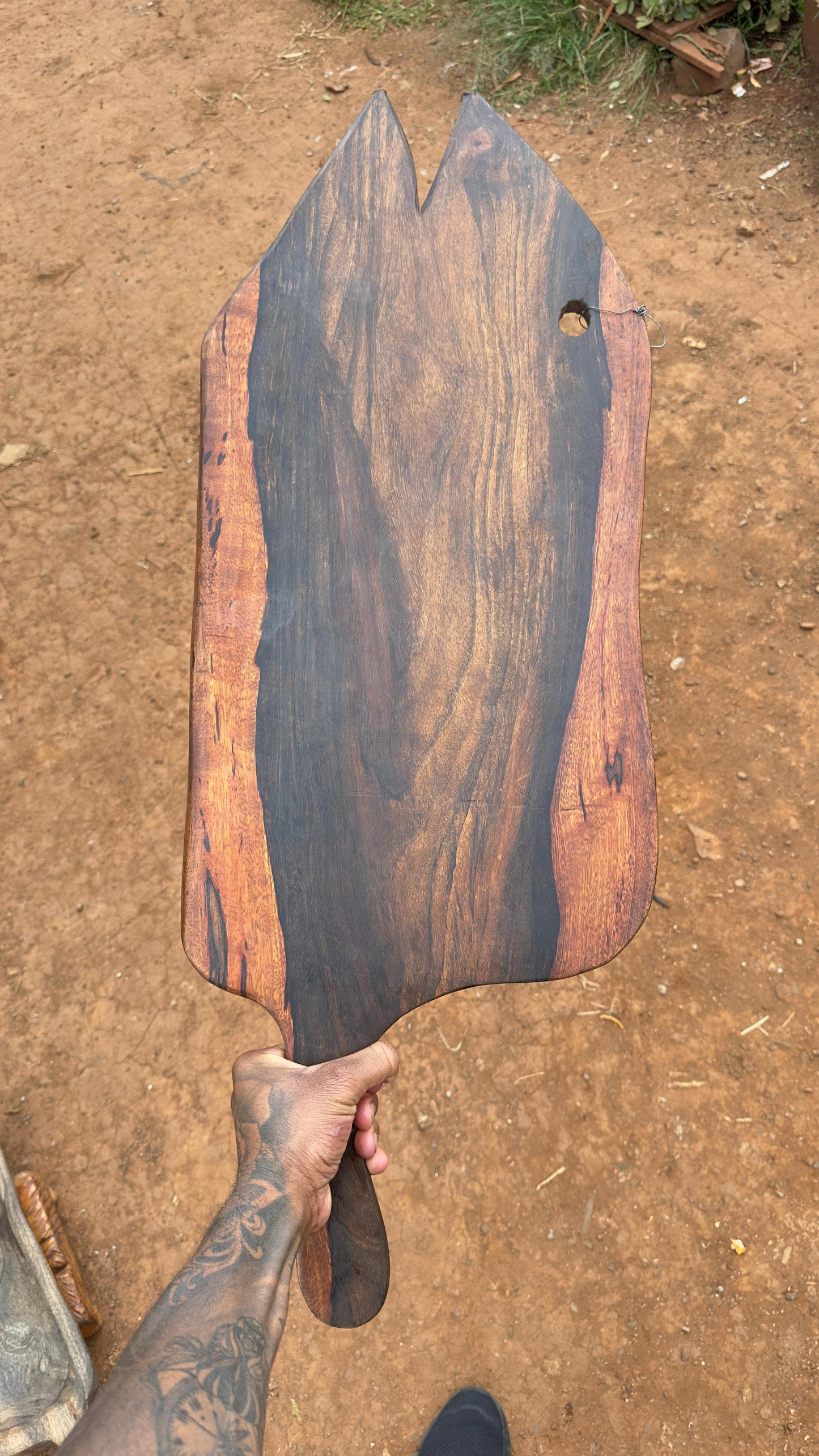 'Watamu' African Mango wood fish platter