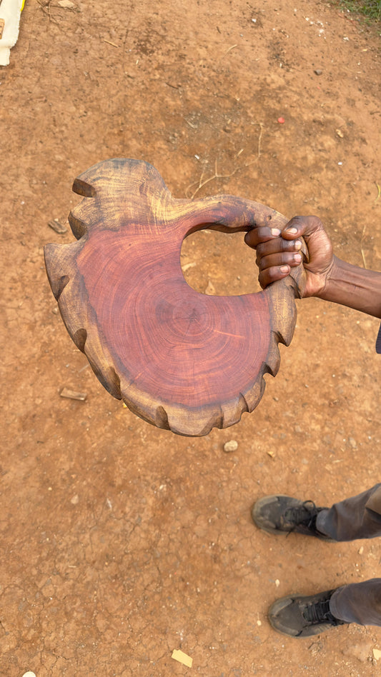 Live edge African neem BBQ platter